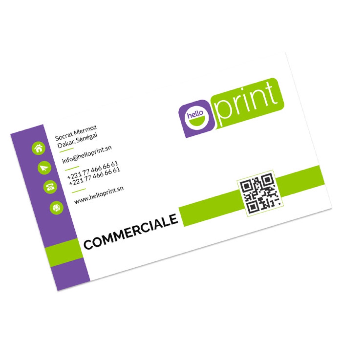 Pack de 200 cartes de visite