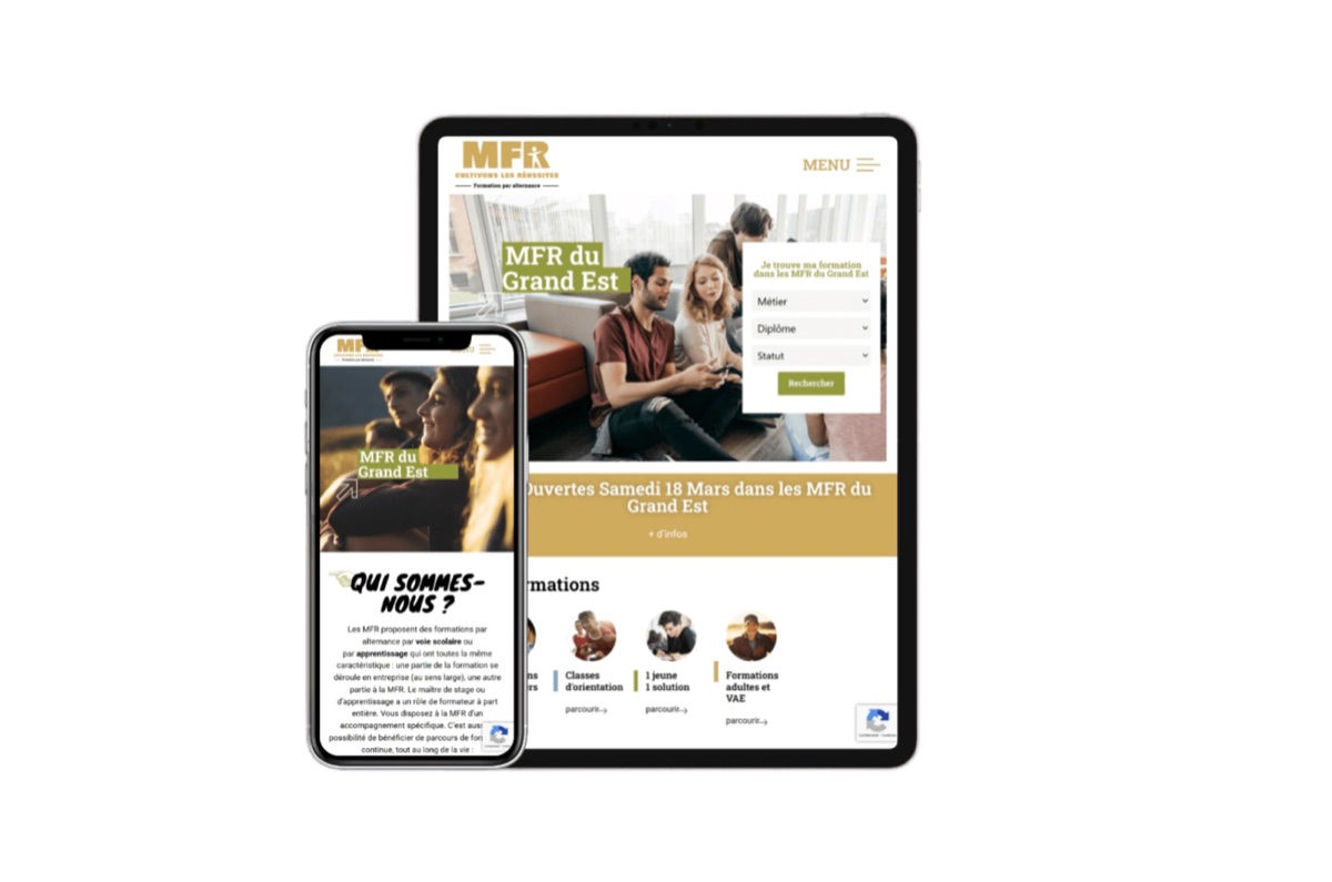 Site web MFR Grand Est