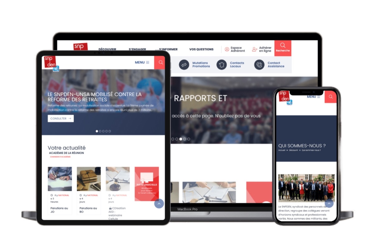 Site web SNPDEN