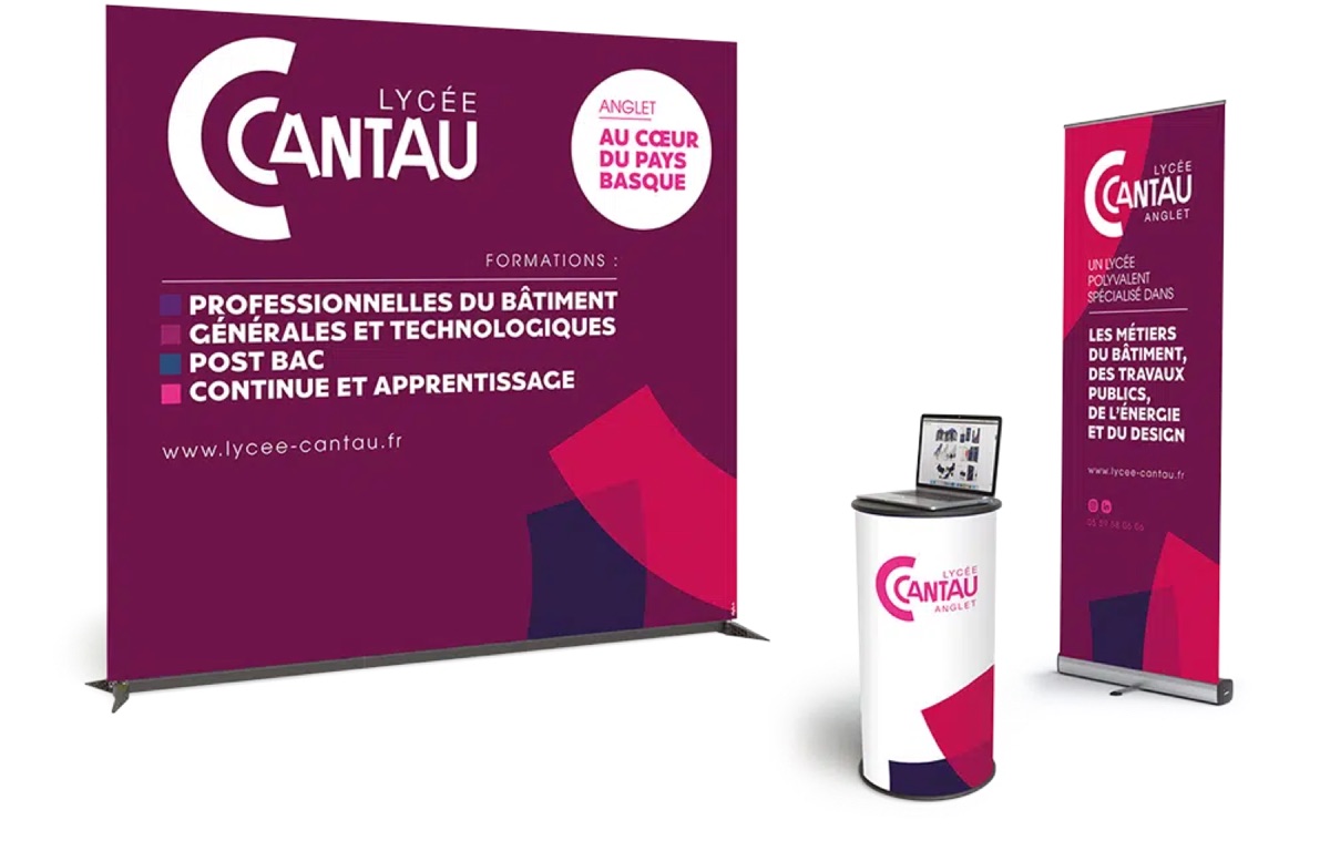 Stand événementiel Lycée Cantau